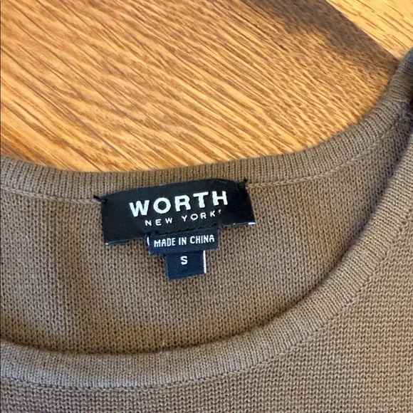 Elegant Worth Brown Sleeveless Dress - Picture 2 of 5